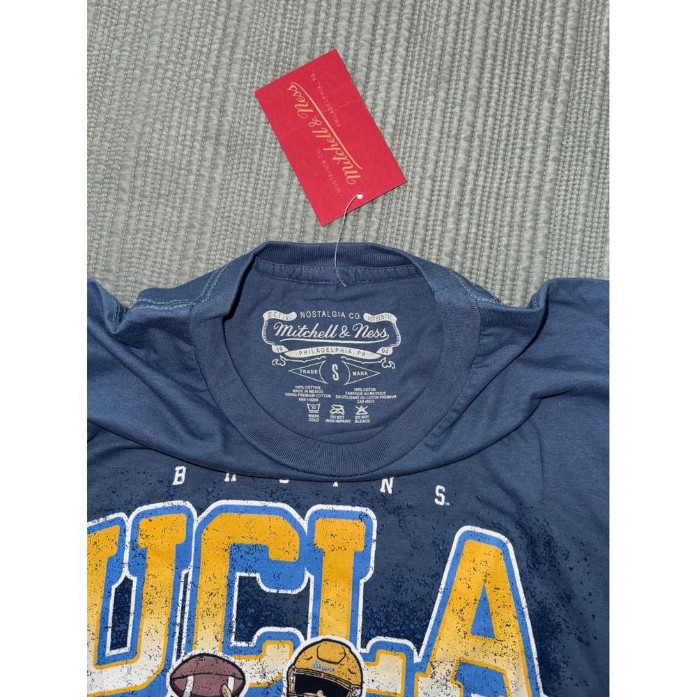 UCLA Bruins Football T-Shirt Mitchell & Ness Graphic Tee Mens Small - Picture 3 of 4